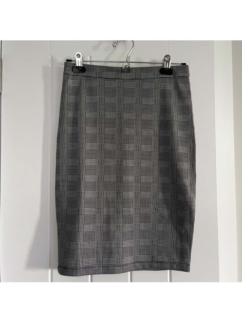 Ally Fashion Grey Plaid Pencil Skirt NWT Size 6 US, 10 AU